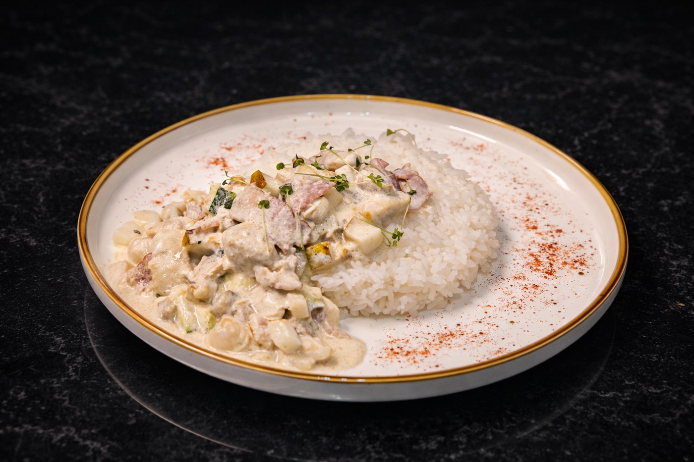 Соте с куриной грудкой