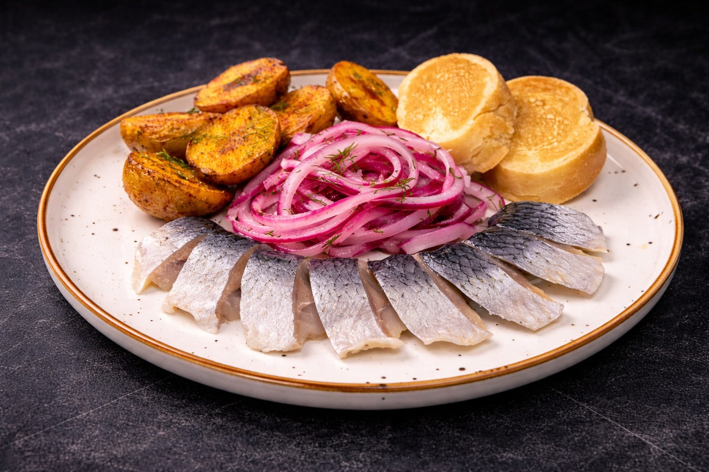 Закуска Селедочка с картошечкой