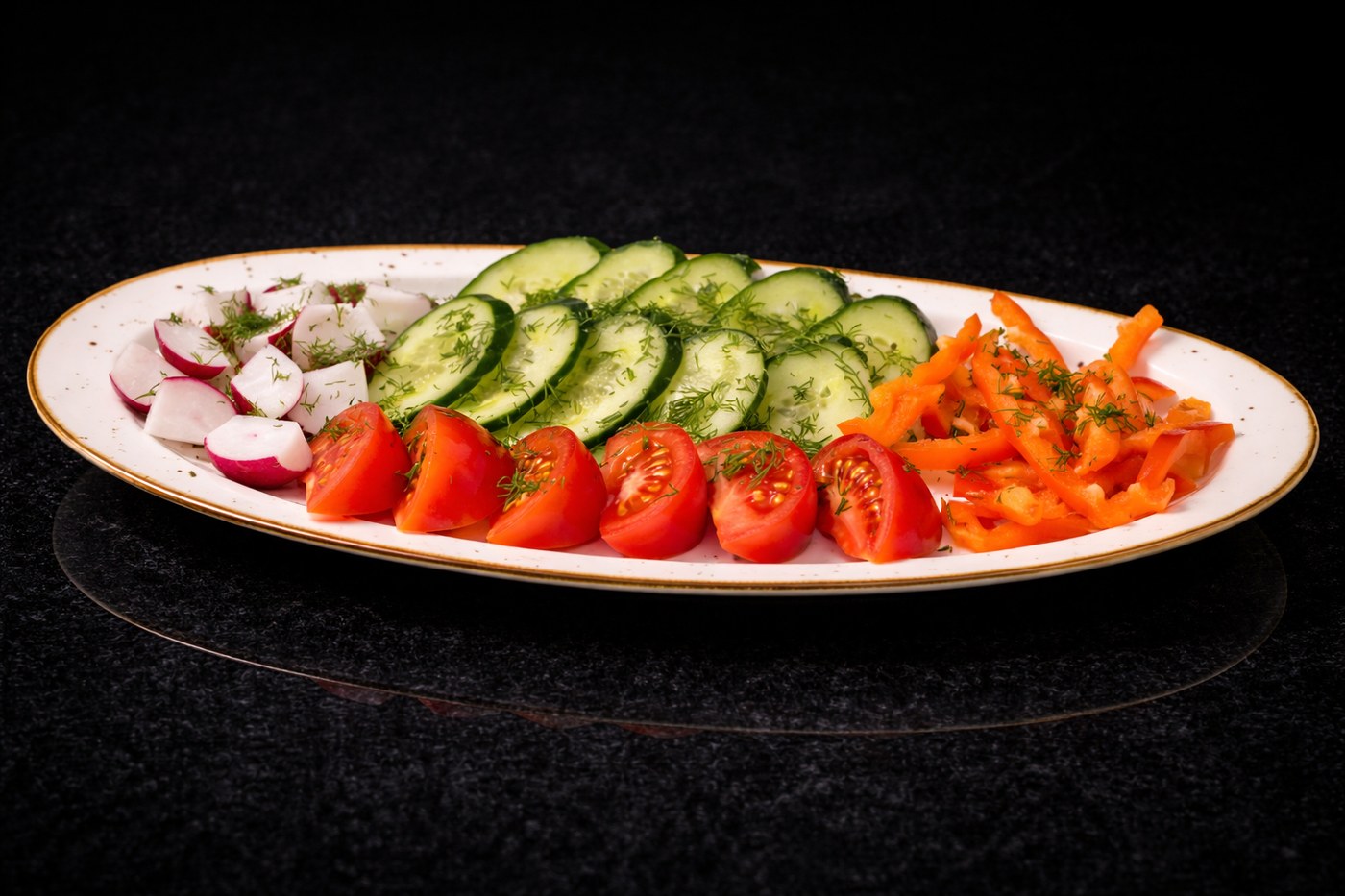 Овощная тарелка