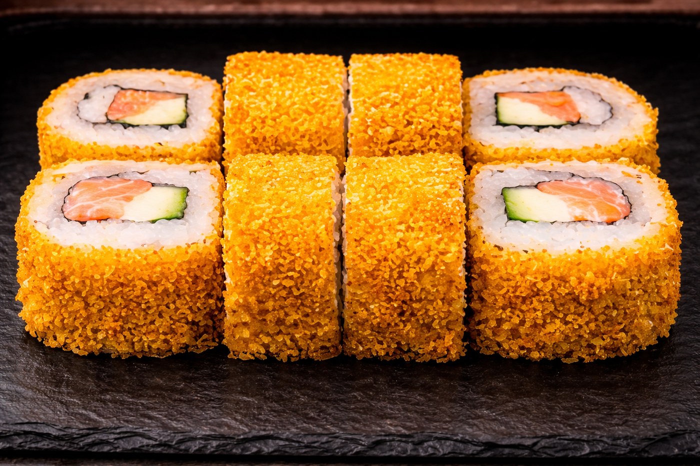 Ролл Сяке фрай маки